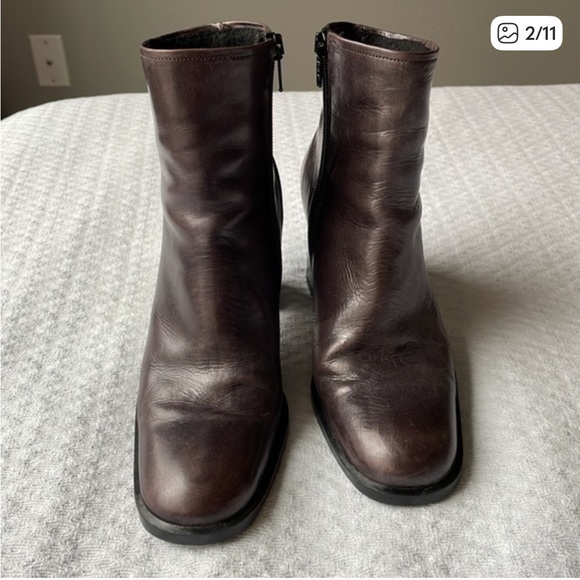 Paola Ferri Italian leather boots 37 brown - Picture 2 of 6